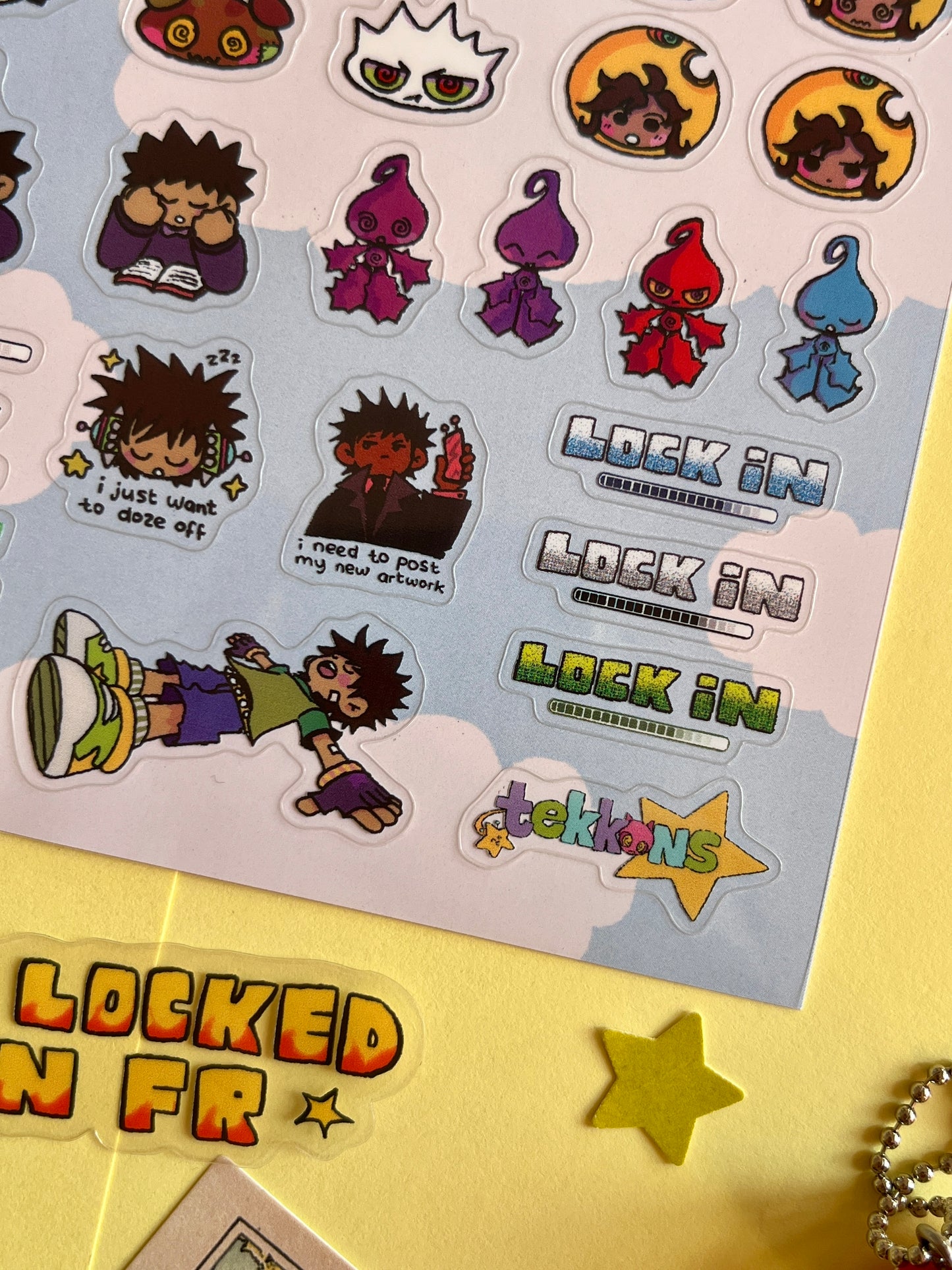 ☆ lock in sticker-sheet ☆