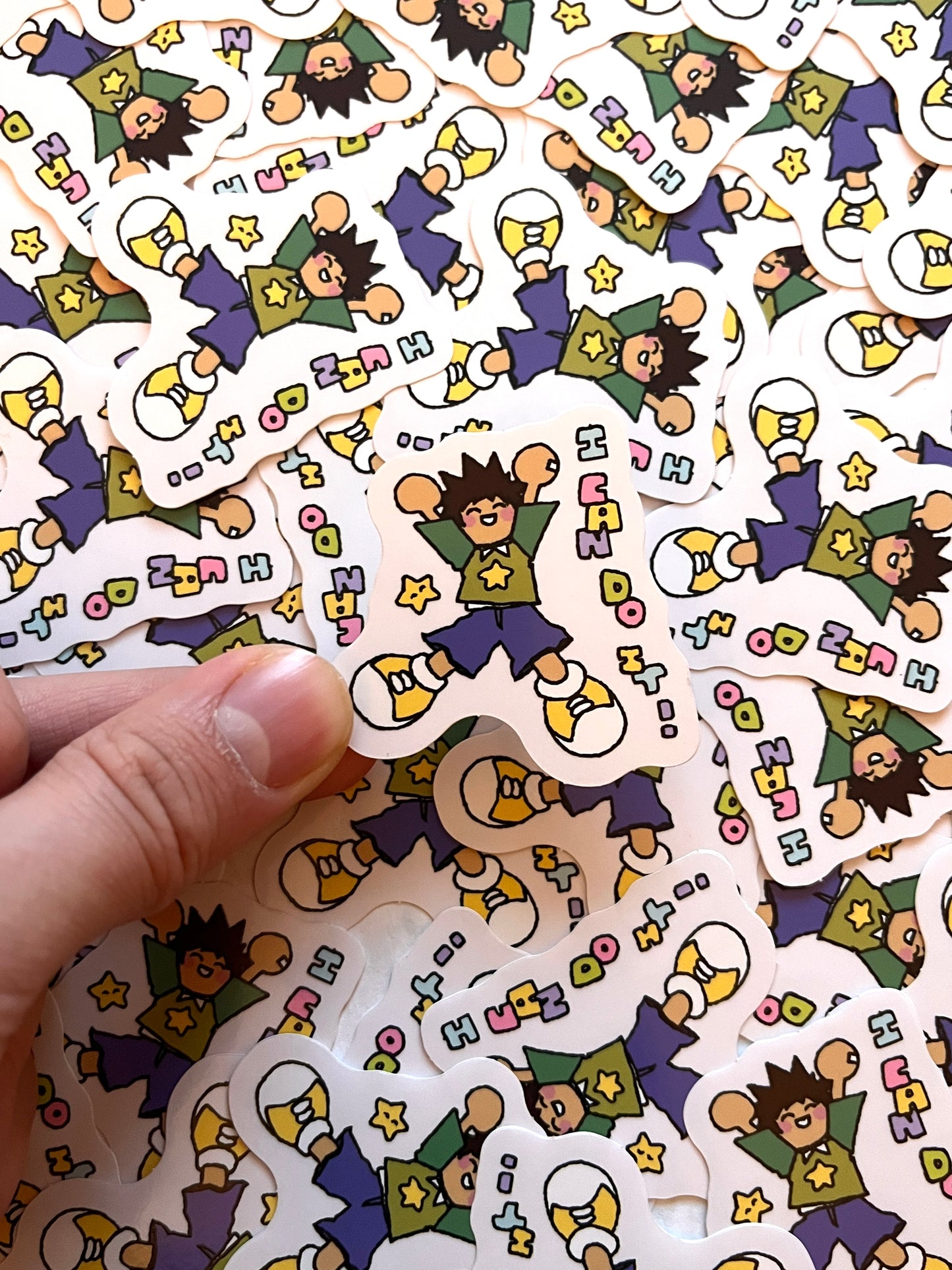 ☆ i can do it - transparent sticker ☆