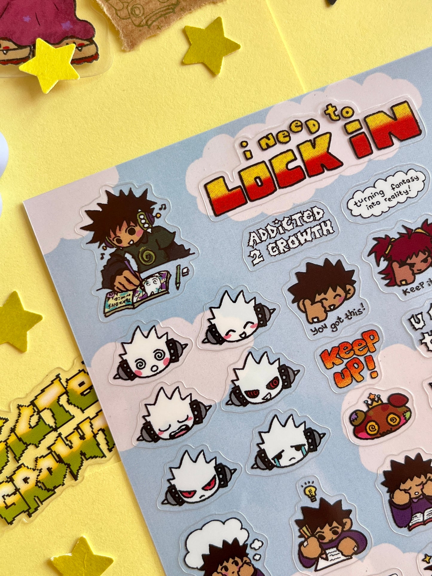 ☆ lock in sticker-sheet ☆