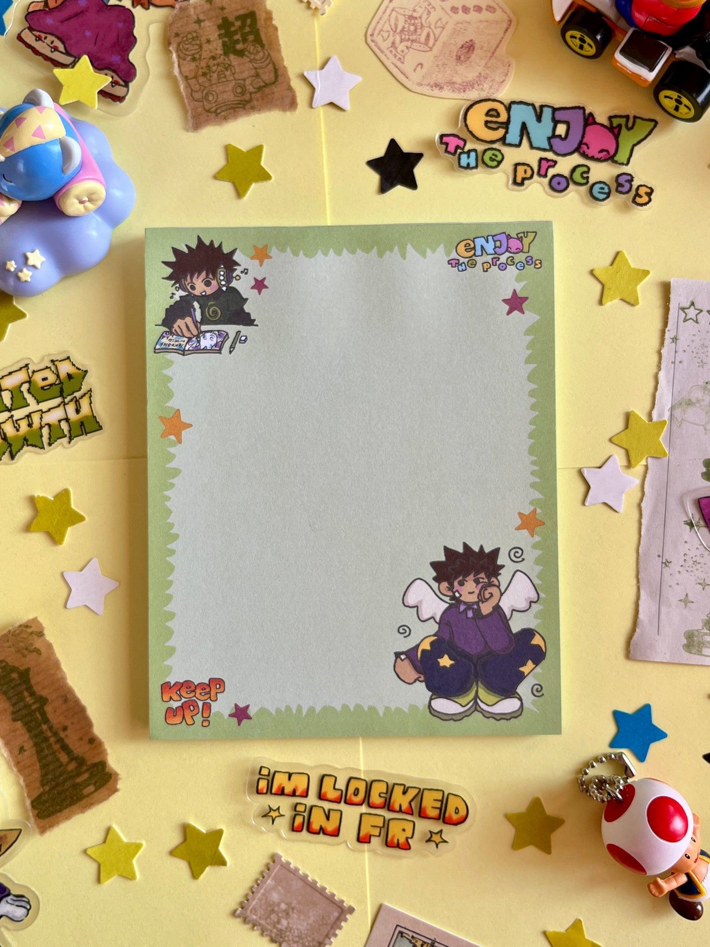 ☆ enjoy the process notepad ☆