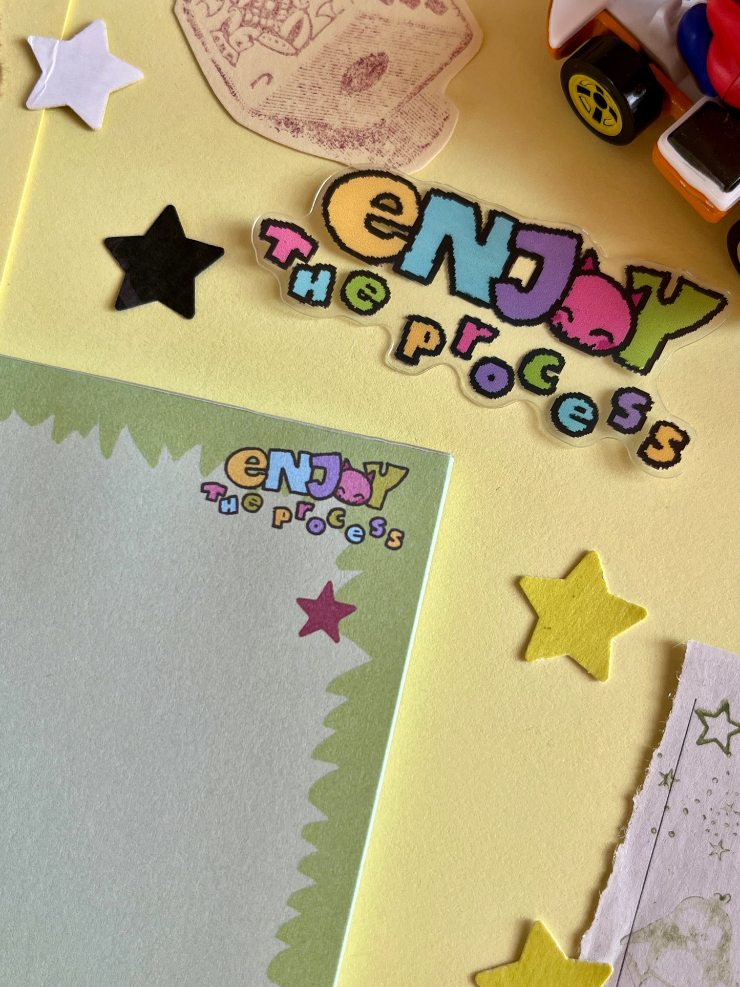 ☆ enjoy the process notepad ☆