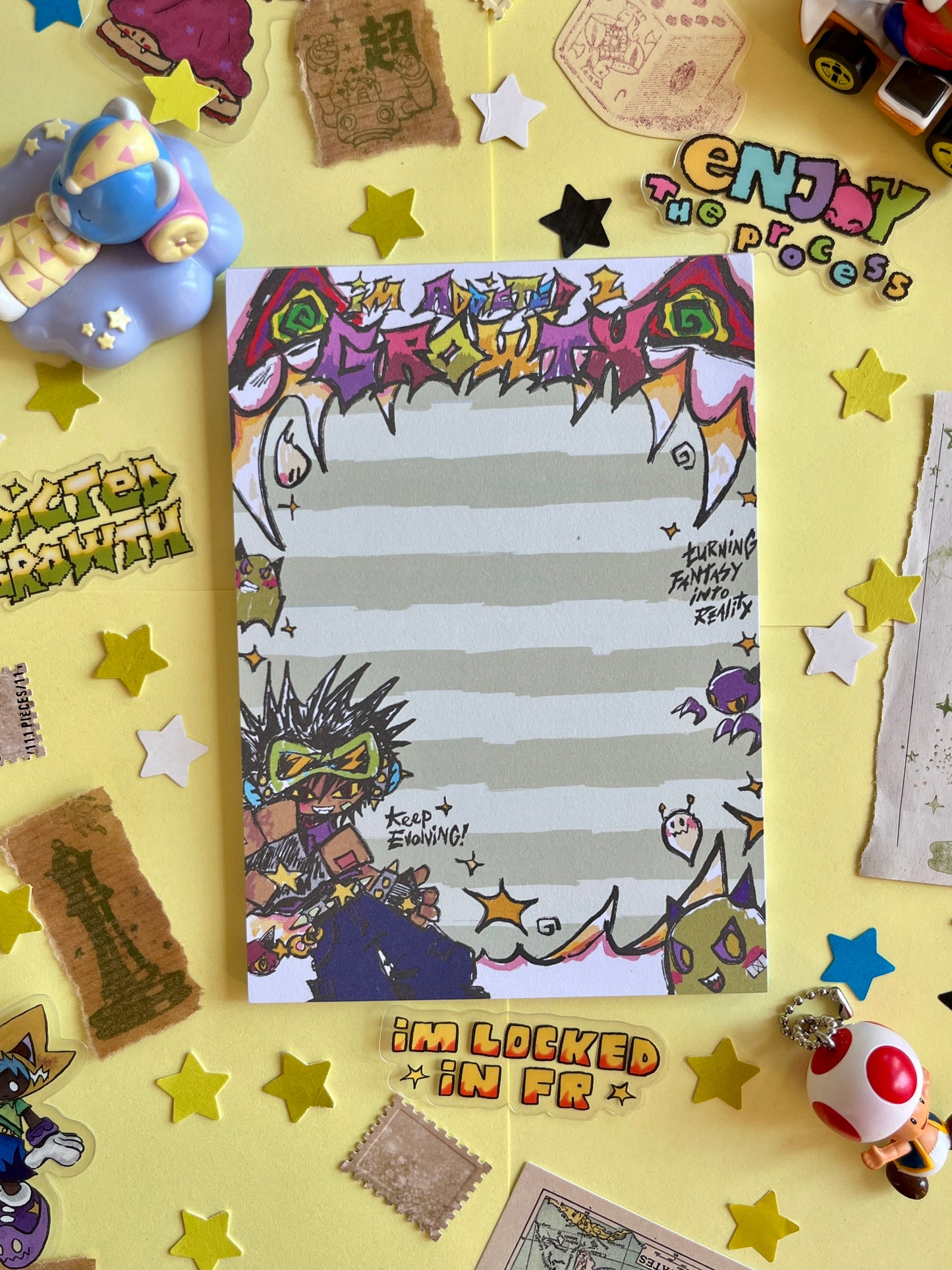 ☆ addicted2growth notepad ☆