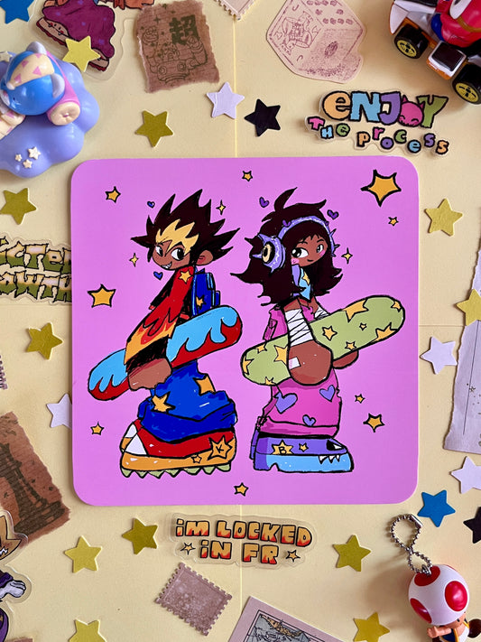sk8 couple ☆ small print