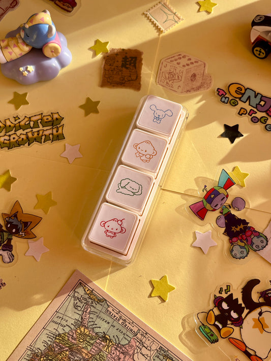 belkibuse ☆ pre-inked stamp set