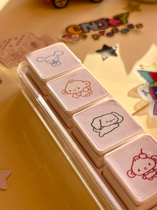 belkibuse ☆ pre-inked stamp set