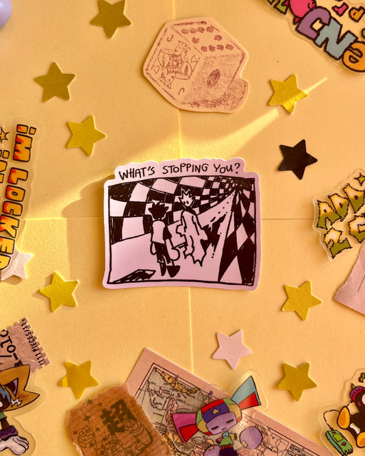 what's stopping u ☆ sticker