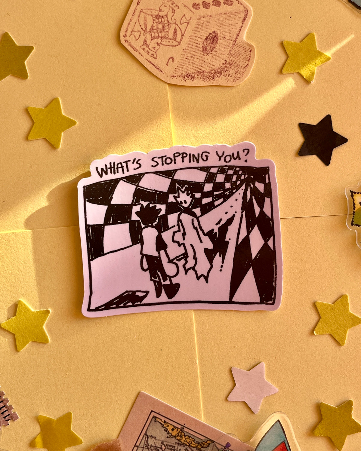 what's stopping u ☆ sticker