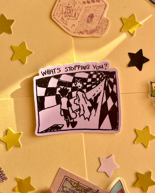 what's stopping u ☆ sticker