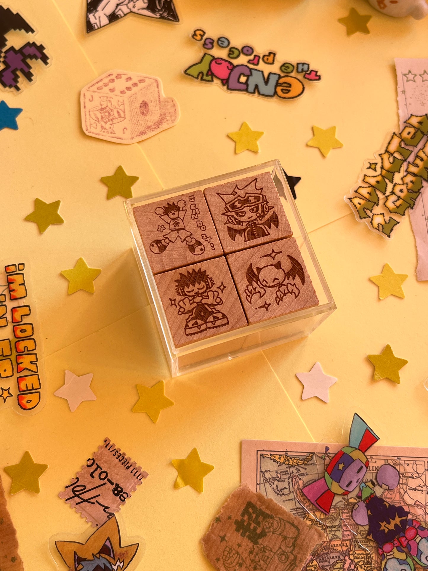 ☆ wooden stamp set ☆