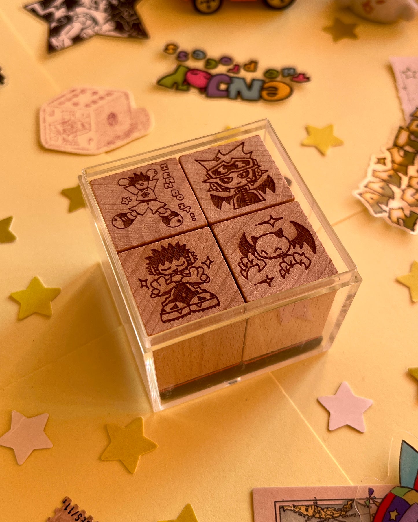 ☆ wooden stamp set ☆