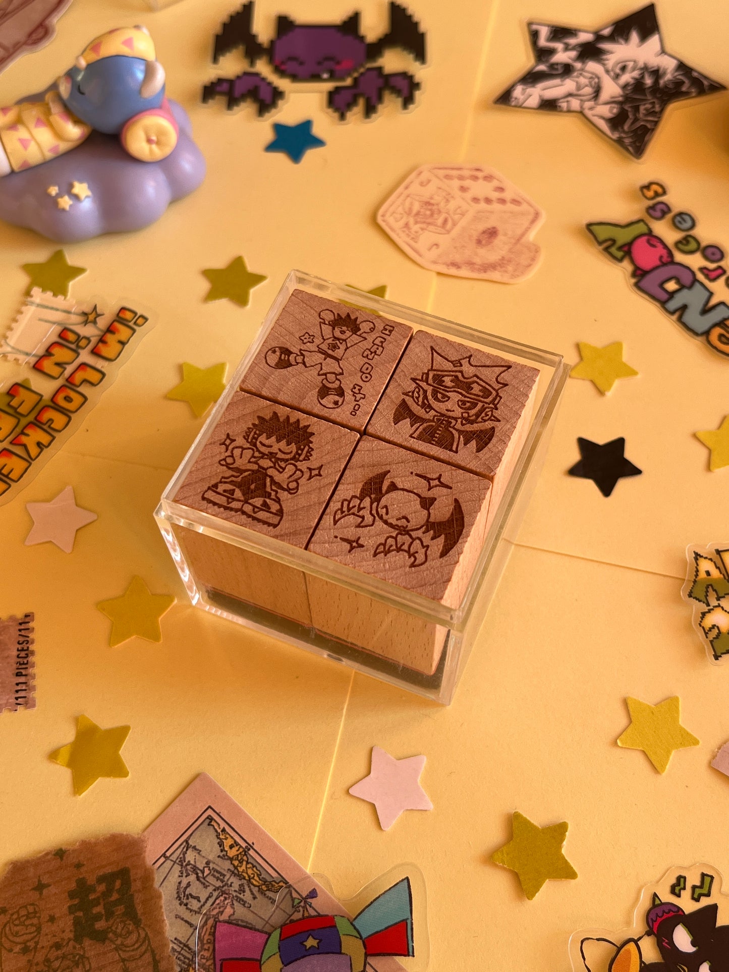 ☆ wooden stamp set ☆