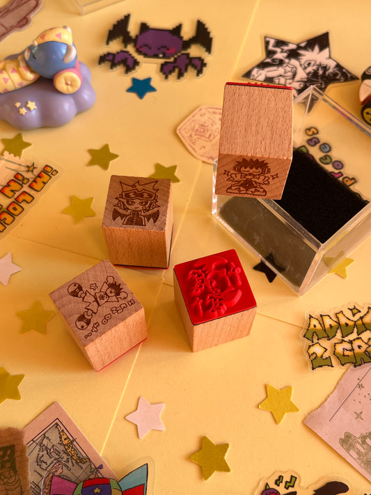 ☆ wooden stamp set ☆
