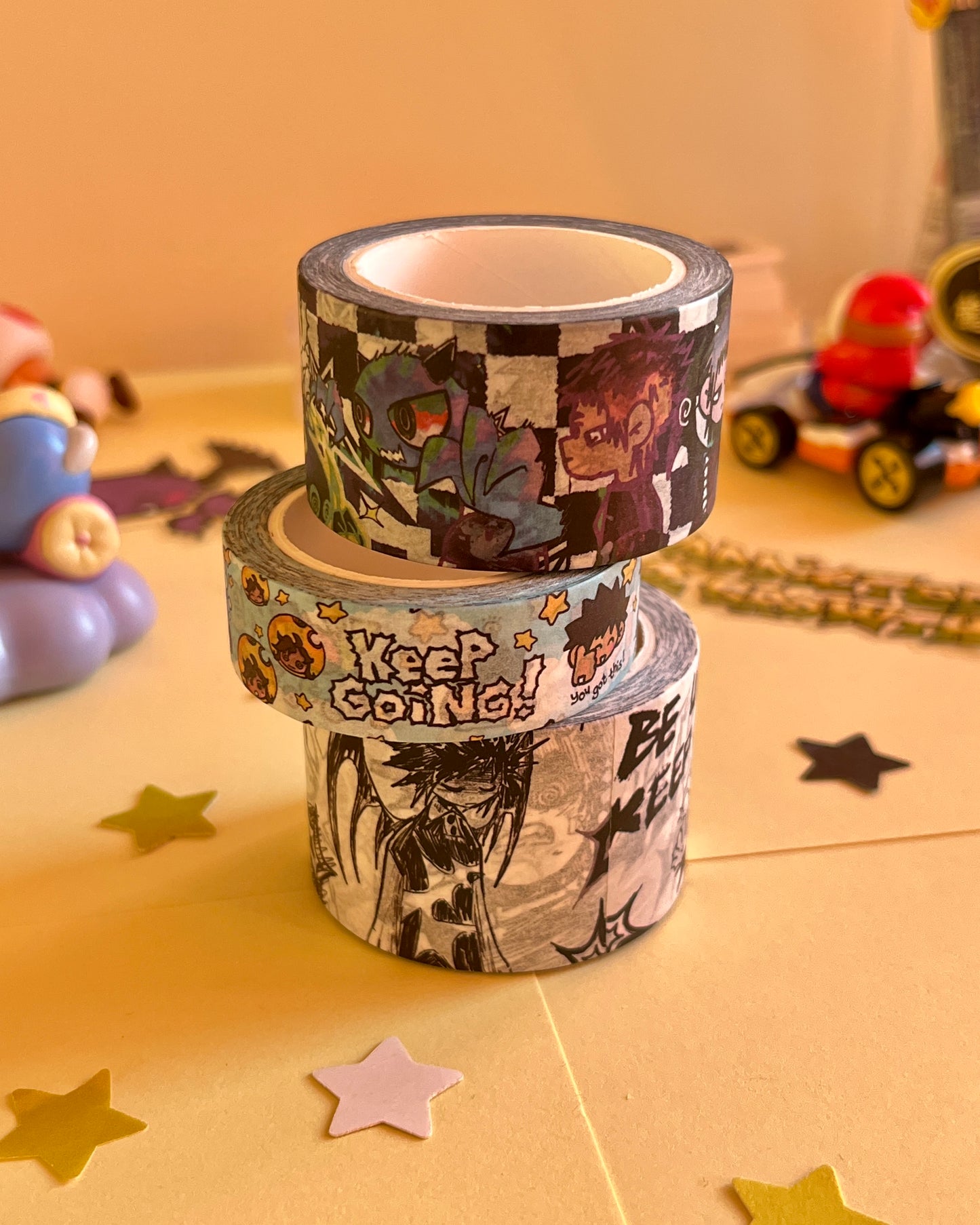 checkered ☆ washi-tape