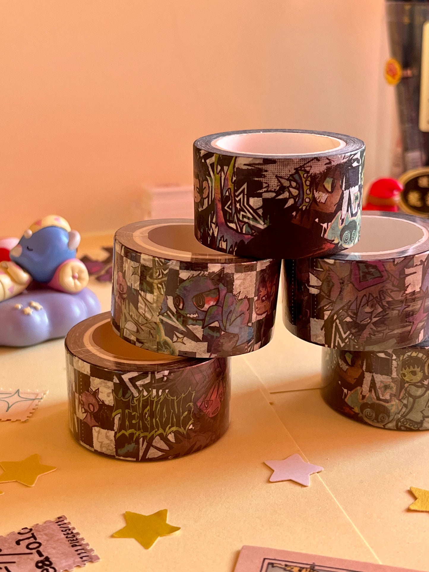checkered ☆ washi-tape