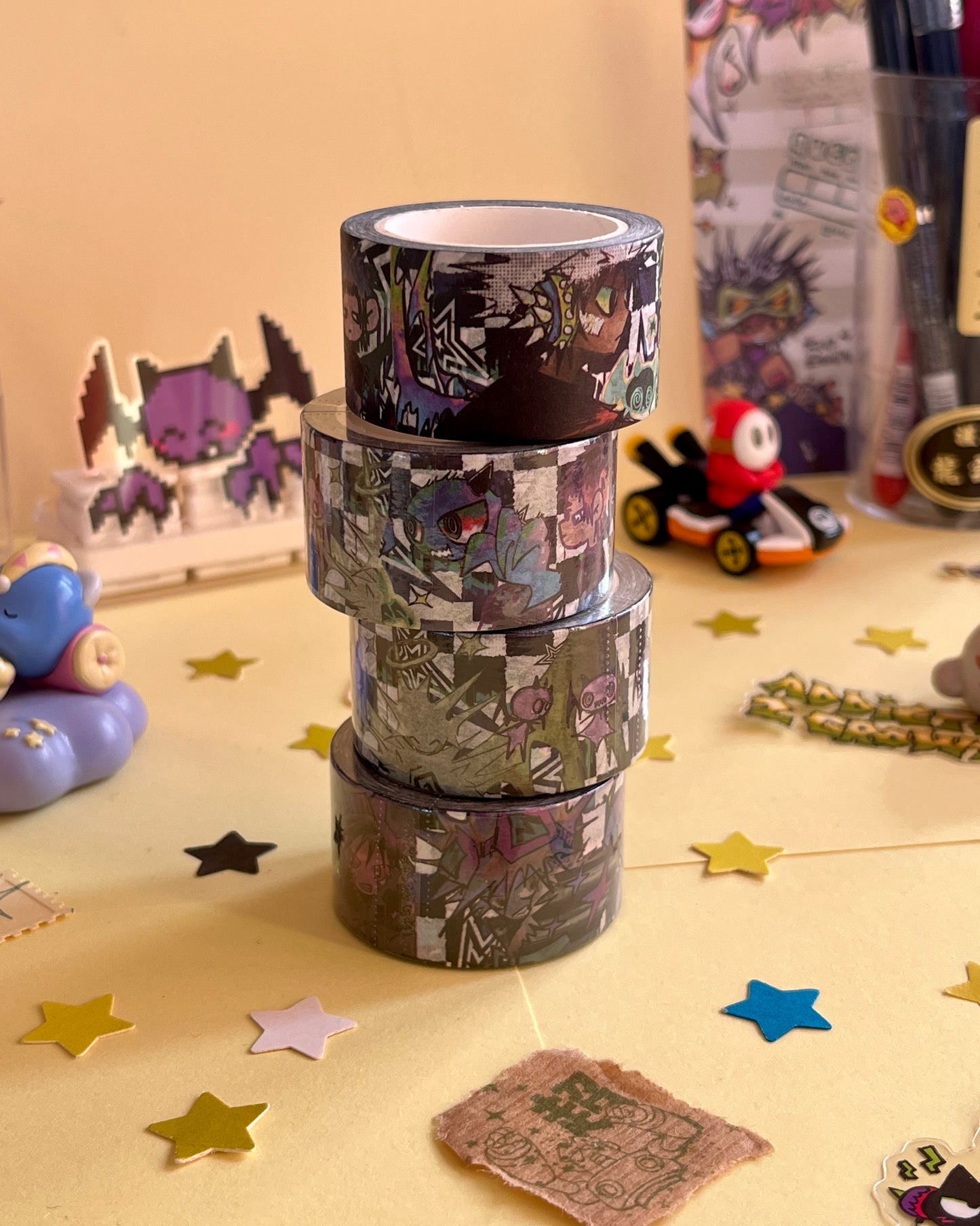 checkered ☆ washi-tape