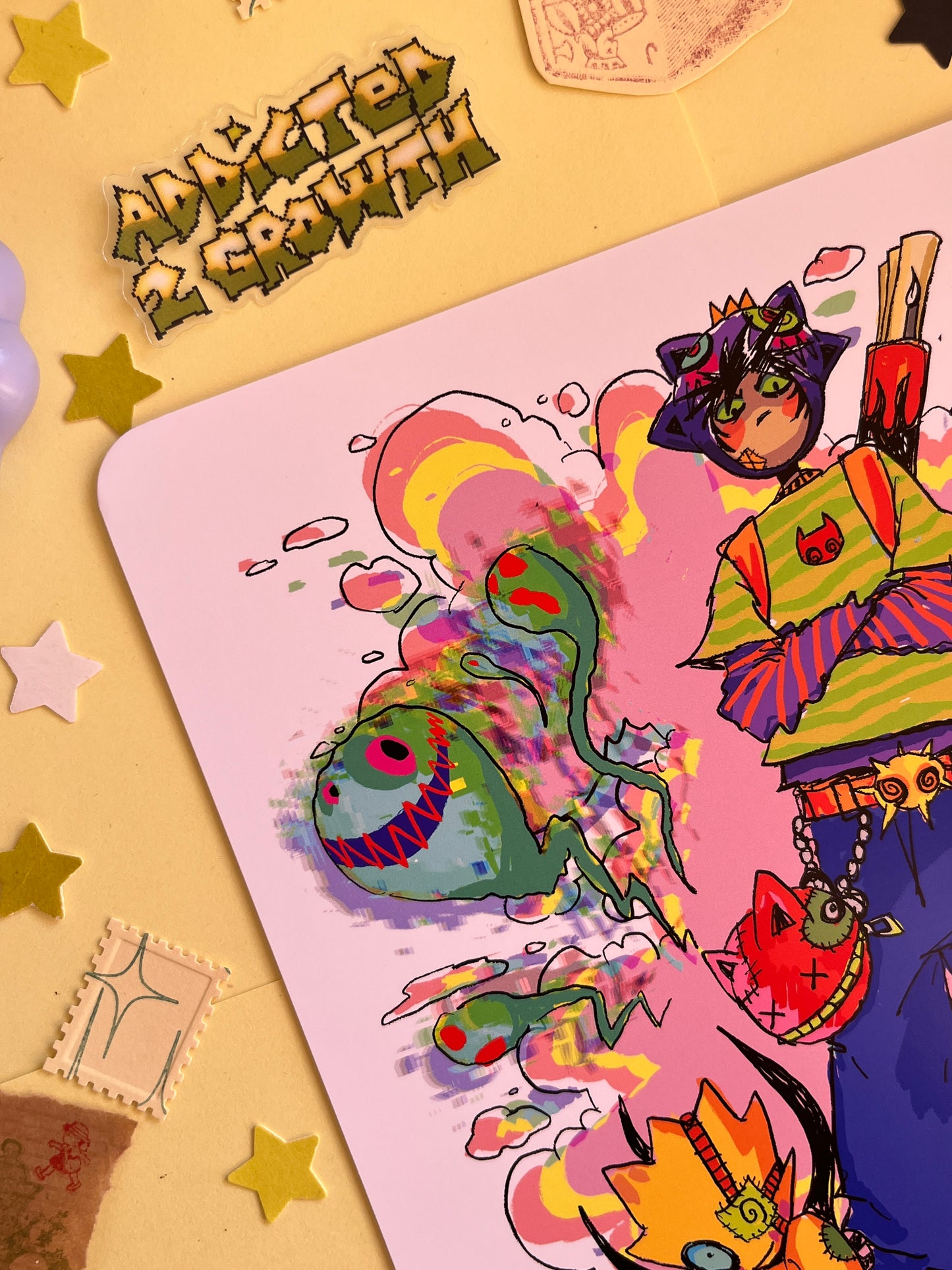 BURST ☆ big print
