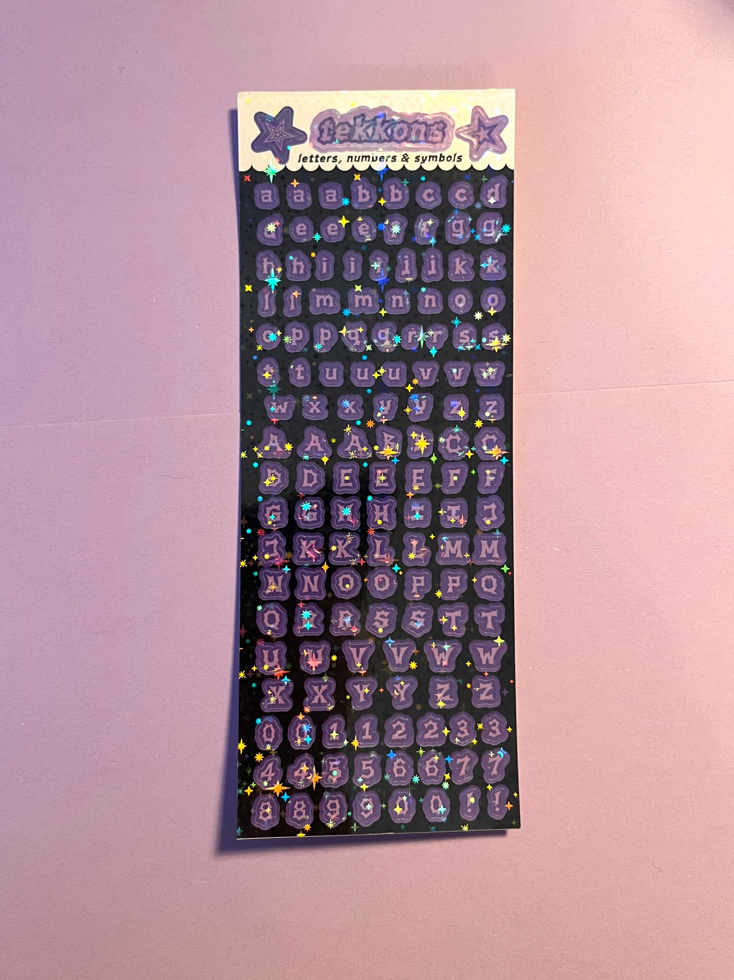☆ letters sticker-sheet ☆