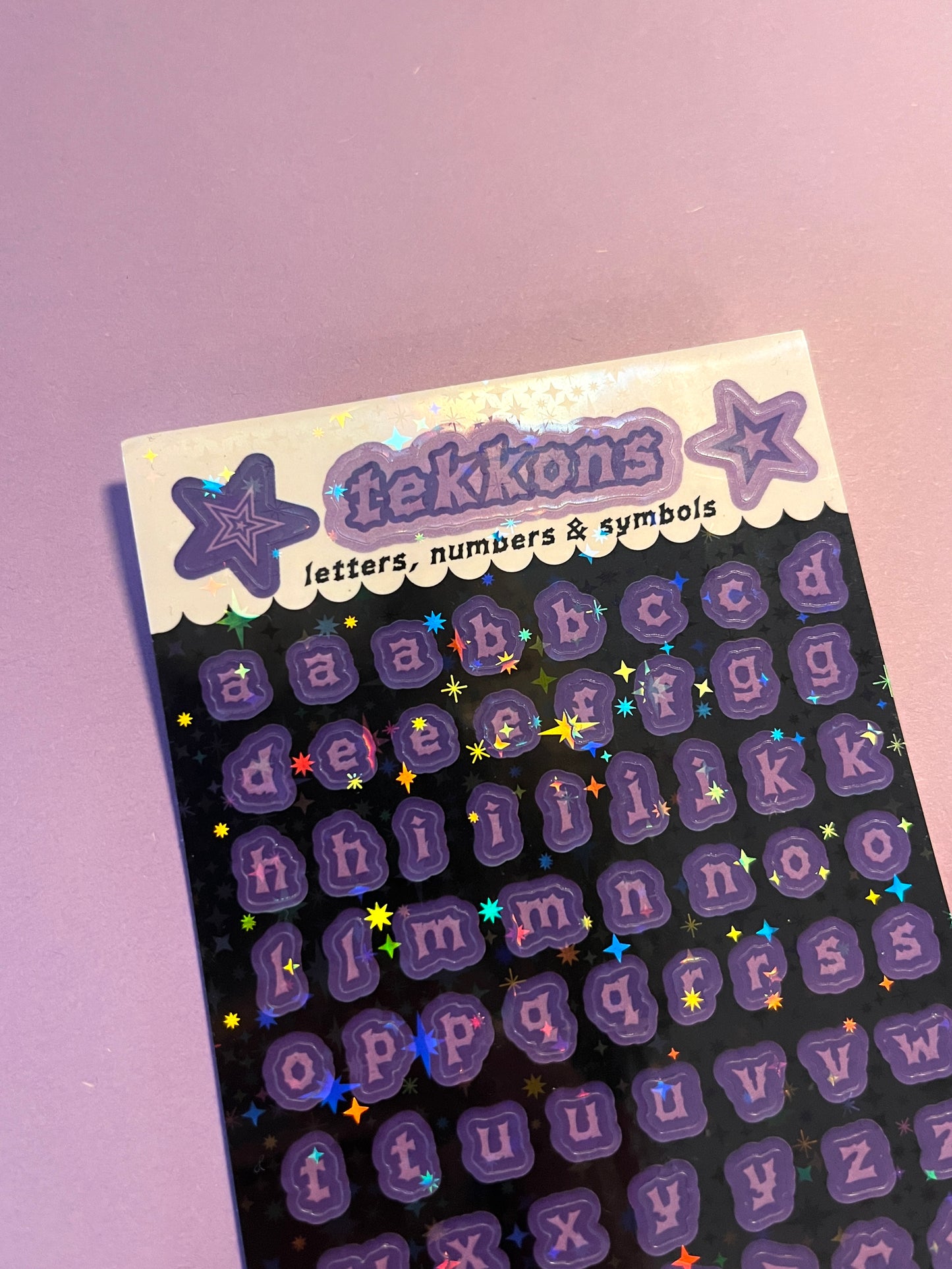 ☆ letters sticker-sheet ☆