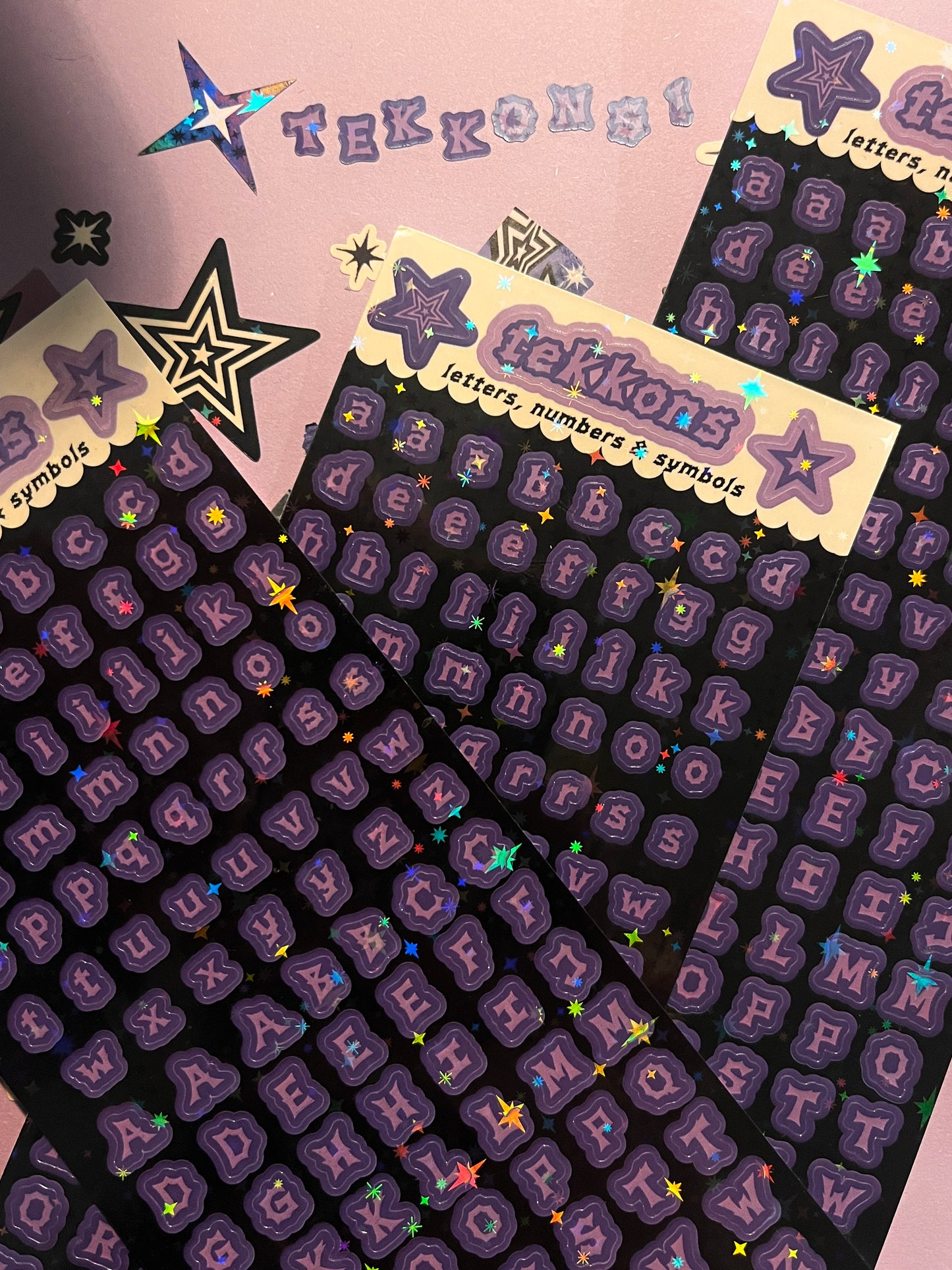 ☆ letters sticker-sheet ☆