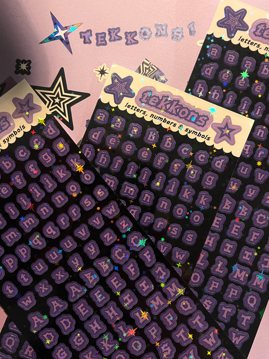 ☆ letters sticker-sheet ☆