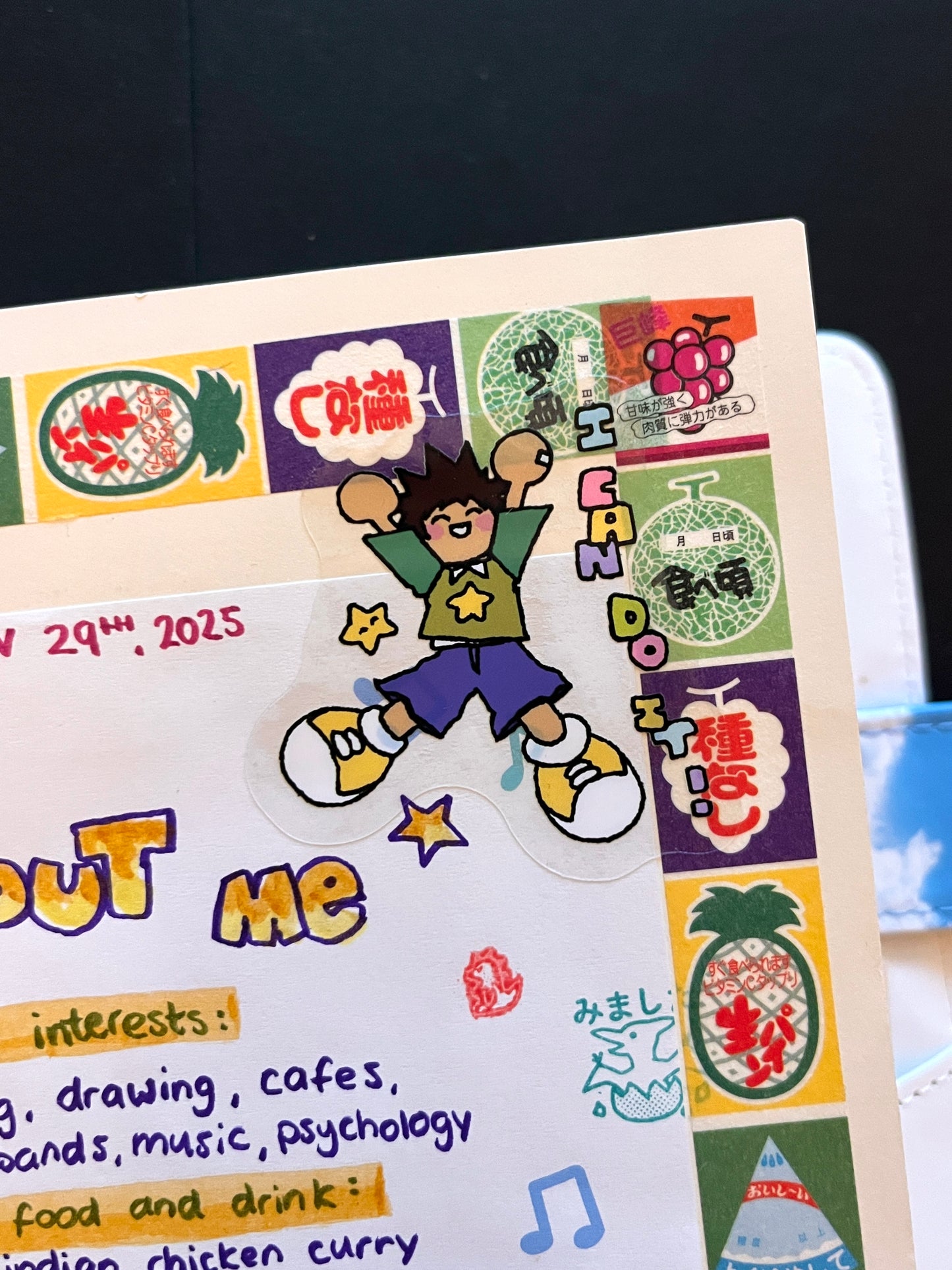 ☆ i can do it - transparent sticker ☆