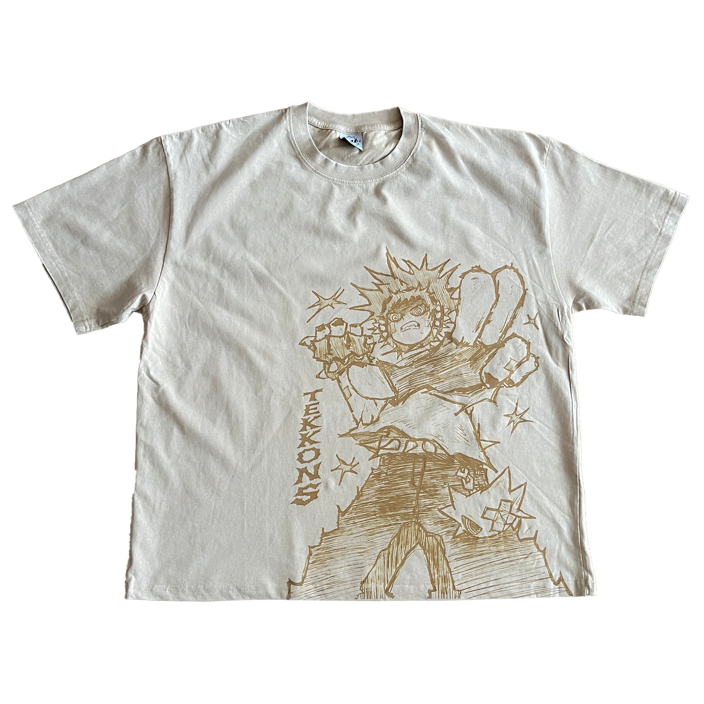 FIGHT ☆ Acid Wash Tee